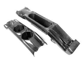 FourweRx Carbon Fiber Rear Console w/ Cup Holders Can-Am Maverick X3 Max