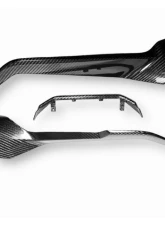 FourWerx Carbon 3pc Mid Dash Trim Kit Can-Am Maverick R 2024                                     - MAV-R-MD3 - Image 2