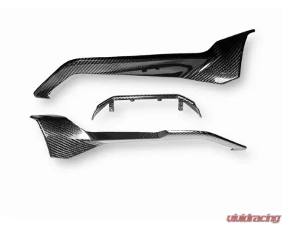 FourWerx Carbon 3pc Mid Dash Trim Kit Can-Am Maverick R 2024 - MAV-R-MD3