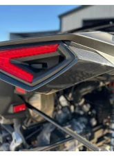 FourWerx Carbon Tail Light Trim Set Can-Am Maverick R 2024                                     - MAV-R-TLT - Image 2