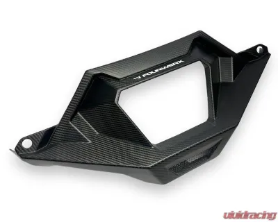 FourWerx Carbon Exhaust Surround Polaris RZR Pro R 2020+ - RXP-CF-EXH