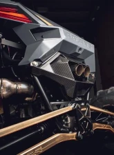FourWerx Carbon Exhaust Surround Polaris RZR Pro R 2020+                                     - RXP-CF-EXH - Image 7