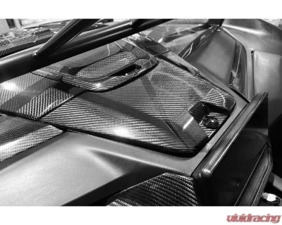 FourWerx Carbon Fiber Mid Compartment Hatch for Can-Am Maverick R 2024+ - MAV-R-MCH