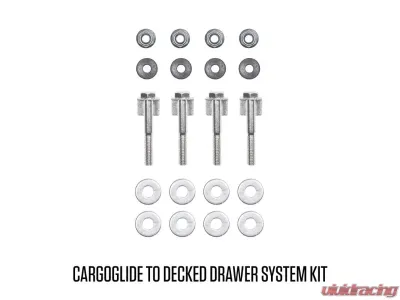 DECKED CargoGlide Drawer System Installation Kit - CGIK-DM