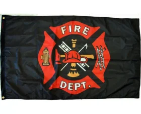 Forever Wave 3x5'  Fire Department Flag