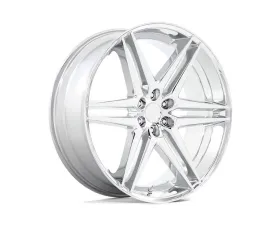 DUB 1PC S265 Ditry Dog Wheel 26x10 6x5.5 25mm Chrome