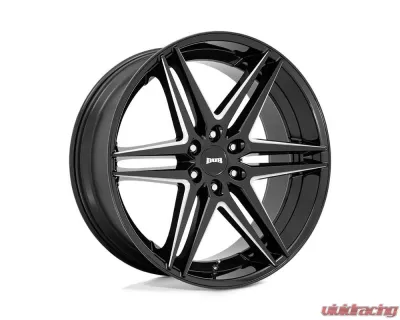 DUB 1PC S267 Ditry Dog Wheel 24x10 6x135 30mm Glossy Black Milled - S267240089+30