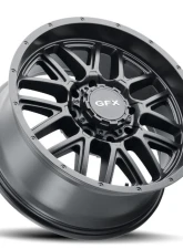 G-FX Wheels TM5 17x8.5 6x135 | 6x139.7 18mm Matte Black Chevrolet | Toyota | Ford                                     - TM5 785-6009-18 MB (2) - Image 2