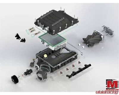 Magnuson Magnum Supercharger System TVS2650 for Cadillac CTS-V LSA 2009-2014, Camaro ZL1 2012-2015 - 01-26-62-158-BL