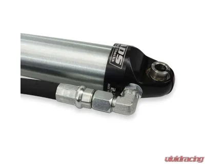 2.125 in. x 10 in. Stroke Smooth Body Race Shock with Remote Reservoir 90 Deg Hose w/ Compression Adjustment ADS Race Smooth Body Shock - 213-SBR10-A90