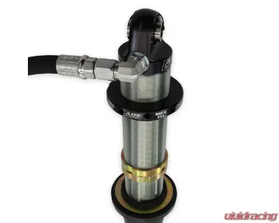 2.5 in. x 10 in. Stroke Coil-over Race Shock with Remote Reservoir 90 Deg Hose w/ Compression Adjustment ADS Race Coilover Shock - 250-COR10-A90
