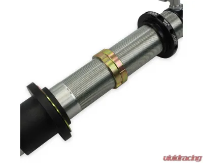 2.5 in. x 12 in. Stroke Coil-over Race Shock with Remote Reservoir 90 Deg Hose w/ Compression Adjustment ADS Race Coilover Shock - 250-COR12-A90