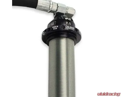2.5 in. x 10 in. Stroke Coil-over Race Shock with Remote Reservoir 90 Deg Hose w/ Compression Adjustment ADS Race Coilover Shock - 250-COS10-0A9