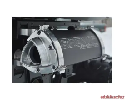 Bikeman Performance Big Mo Slip-On Exhaust Ceramic Black Polaris RZR XP 1000 | 4 1000  2015-2023 - 17-319-SB