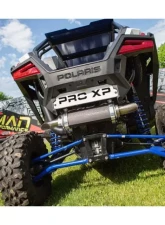 Bikeman Performance Big Mo Slip-On Exhaust Ceramic Black w/ Black Plate Polaris RZR Pro XP | XP 4 | Turbo  R | R4 2020+                                     - 17-324-SB - Image 3