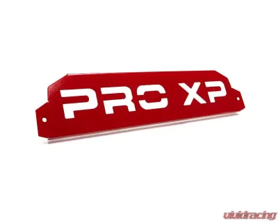Bikeman Performance Exhaust Plate Red Polaris RZR Pro XP 2020+ - 17-325-R