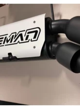 Bikeman Performance Bare Stainless Double Barrel Slip-On Exhaust Black w/ White Letter Polaris RZR Pro R | R4 2022-2024                                     - 17-327 - Image 6