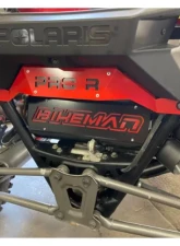 Bikeman Performance Bare Stainless Double Barrel Slip-On Exhaust Black w/ White Letter Polaris RZR Pro R | R4 2022-2024                                     - 17-327 - Image 3