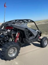 Bikeman Performance Bare Stainless Double Barrel Slip-On Exhaust Black w/ White Letter Polaris RZR Pro R | R4 2022-2024                                     - 17-327 - Image 6