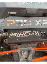 Bikeman Performance Bare Stainless Single Barrel Slip-On Exhaust Black w/ White Letter Polaris RZR Pro XP | XP 4  | Turbo R | R4 2020-2024                                     - 17-328 - Image 2