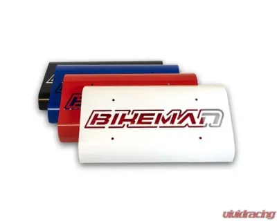 Bikeman Performance Bare Stainless Single Barrel Slip-On Exhaust Black w/ White Letter Polaris RZR Pro XP | XP 4  | Turbo R | R4 2020-2024 - 17-328