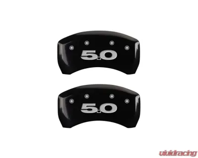 MGP Caliper Covers Rear Set of 2 Black Finish | Silver Mustang | 5.0 2011 - 10010RM50BK