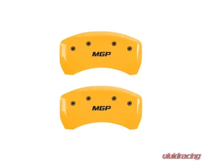 MGP Caliper Covers Rear Set of 2 Yellow Finish | Black MGP - 10010RMGPYL