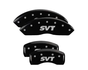 MGP Caliper Covers Set of 4 Black Finish for Ford Mustang SVT Cobra 1997-2004