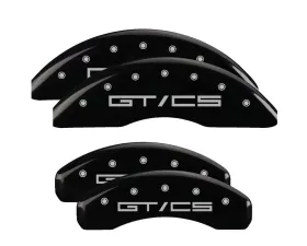 MGP Caliper Covers Set of 4 Black Finish | Silver Mustang GT|CS Ford