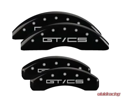 MGP Caliper Covers Set of 4 Black Finish | Silver Mustang GT|CS Ford - 10200SGTCBK