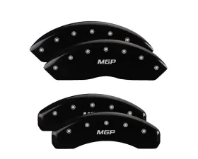 MGP Caliper Covers Set of 4 Black Finish | Silver MGP Ford