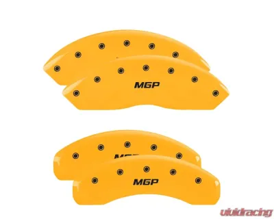 MGP Caliper Covers Set of 4 Yellow Finish | Black MGP Ford - 10202SMGPYL