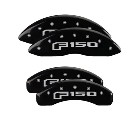MGP Caliper Covers Set of 4 Black Finish | Silver F-150 2015 Ford