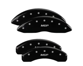 MGP Caliper Covers Set of 4 Black Finish for Ford F-150 2012-2020, T-6061 Aluminum
