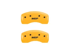 MGP Caliper Covers Rear Set of 2 Yellow Finish | Black MGP Ford