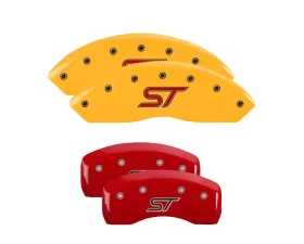 MGP Caliper Covers Set of 4 Red Finish | Silver ST Ford Explorer 2020