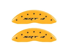 MGP Caliper Covers Front Set of 2 Yellow Finish | Black SRT 4 Dodge Caliber 2007-2012