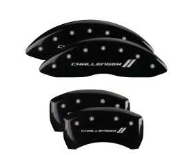 MGP Caliper Covers Set of 4 Black Finish for Dodge Challenger, Charger, Magnum 2005-2010