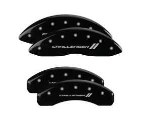 MGP Caliper Covers Set of 4 Black Finish for Dodge Challenger & Charger 2006-2020