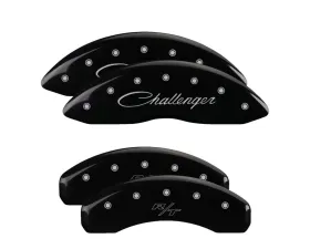 MGP Caliper Covers Set of 4 Black Finish for Dodge Charger/Challenger RT SRT8 2006-2020