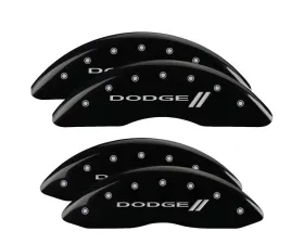 MGP Caliper Covers Set of 4 Black Finish for 2010 Dodge Ram 2500/3500, T-6061 Aluminum