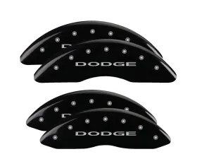 MGP Caliper Covers Set of 4 Black Finish for 2010 Dodge Ram 2500/3500, No Stripes