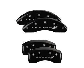 MGP Caliper Covers Set of 4 Black Finish for Dodge Neon 2003-2005, T-6061 Aluminum