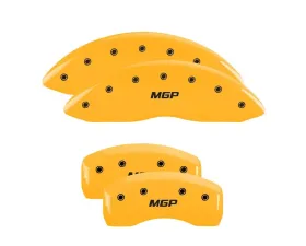 MGP Caliper Covers Set of 4 Yellow Finish | Black MGP Dodge
