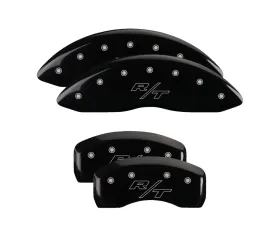 MGP Caliper Covers Set of 4 Black Finish | Silver RT Vintage Dodge