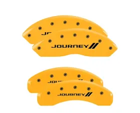 MGP Caliper Covers Set of 4 Yellow Finish | Black Journey ll Dodge