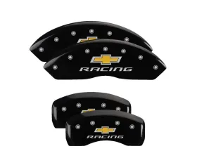 MGP Caliper Covers Set of 4 Black Finish for Chevrolet Corvette 1997-2004, Z06 2001-2004