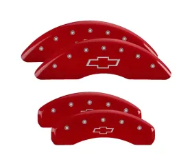 MGP Caliper Covers Set of 4 Red Finish for Chevrolet Camaro ZL1 2012-2015