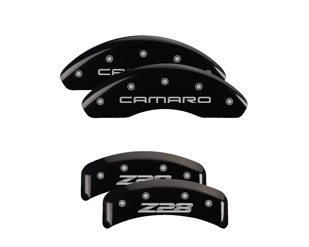 MGP Caliper Covers Set of 4 Black Finish for 1997 Camaro Z28