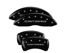 MGP Caliper Covers Set of 4 Black Finish for 1998-2002 Chevrolet Camaro Gen 4